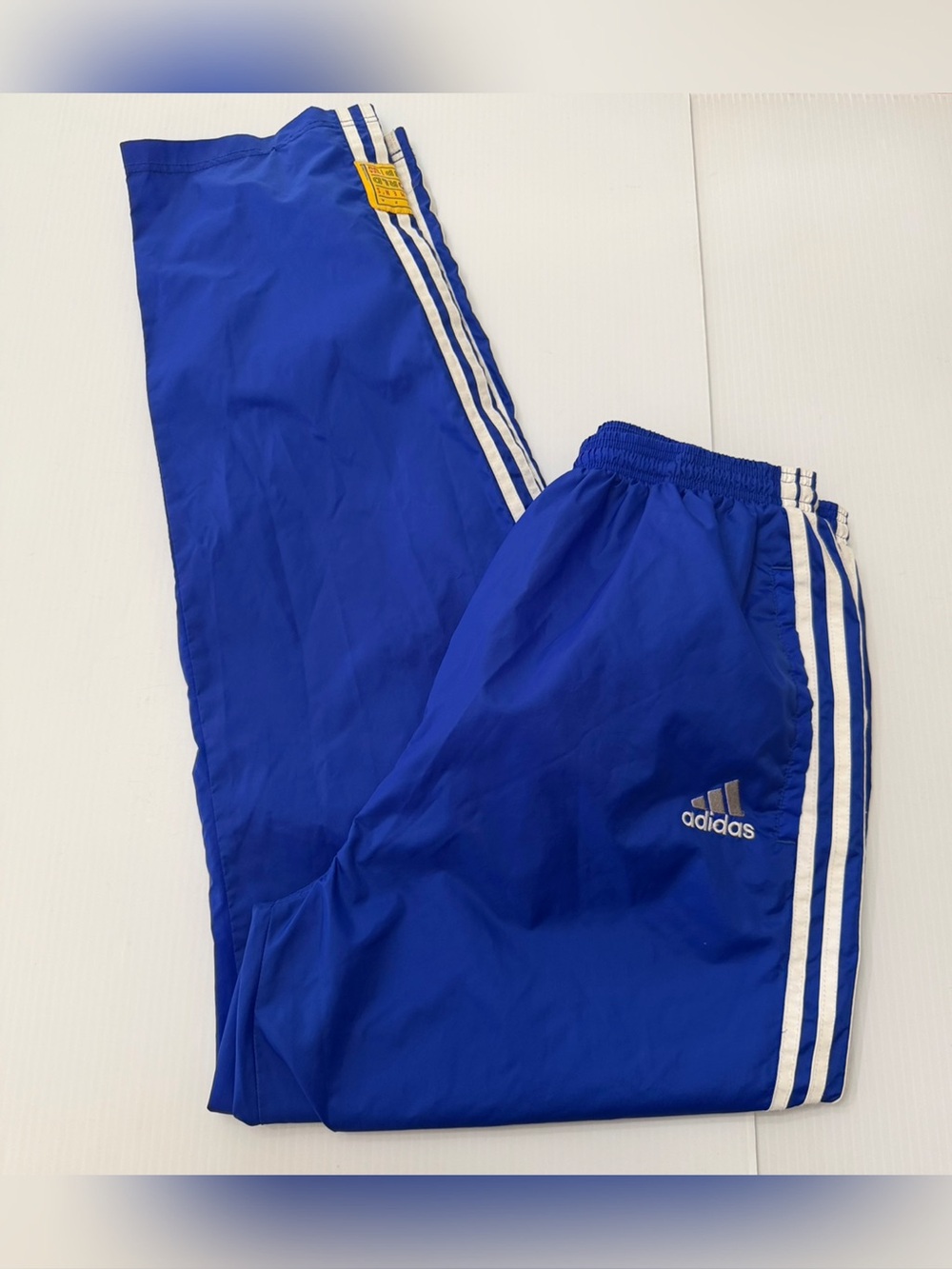 adidas Vintage FIFA Womens World Cup Royal Blue Pants with White Side Stripes
